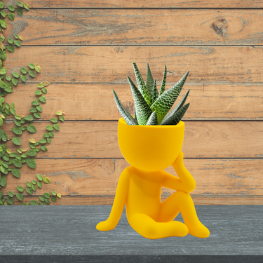 Deep Thinker Planter - Unicorn Fart Productions